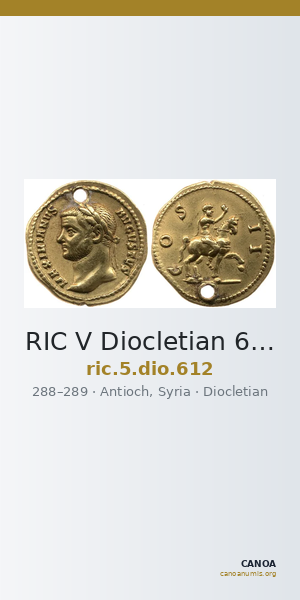 RIC V Diocletian 612 — CANOA