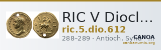 RIC V Diocletian 612 — CANOA