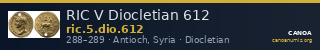 RIC V Diocletian 612 — CANOA