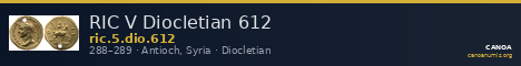 RIC V Diocletian 612 — CANOA