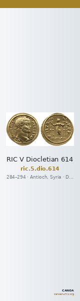 RIC V Diocletian 614 — CANOA