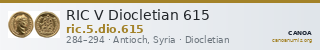 RIC V Diocletian 615 — CANOA