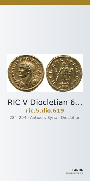 RIC V Diocletian 619 — CANOA