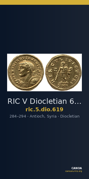 RIC V Diocletian 619 — CANOA