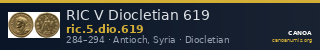 RIC V Diocletian 619 — CANOA