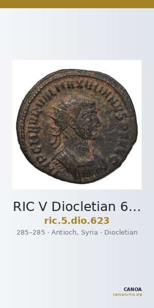RIC V Diocletian 623 — CANOA