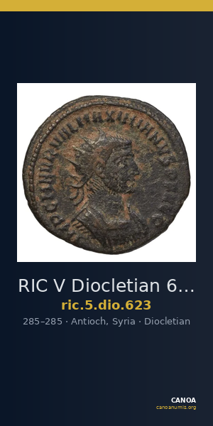 RIC V Diocletian 623 — CANOA