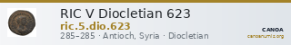 RIC V Diocletian 623 — CANOA