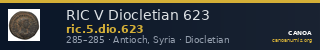 RIC V Diocletian 623 — CANOA