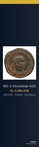 RIC V Diocletian 626 — CANOA