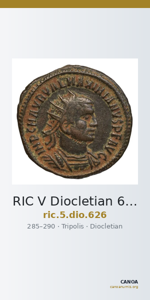 RIC V Diocletian 626 — CANOA