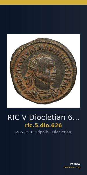 RIC V Diocletian 626 — CANOA