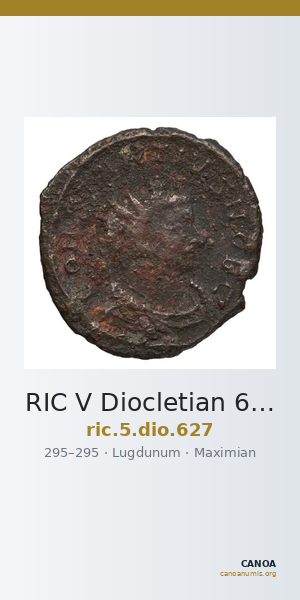 RIC V Diocletian 627 — CANOA