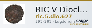 RIC V Diocletian 627 — CANOA