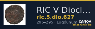 RIC V Diocletian 627 — CANOA