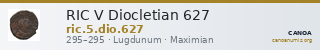 RIC V Diocletian 627 — CANOA