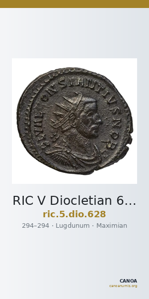 RIC V Diocletian 628 — CANOA