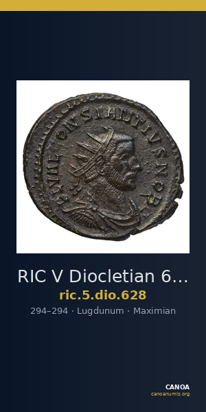 RIC V Diocletian 628 — CANOA