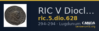 RIC V Diocletian 628 — CANOA