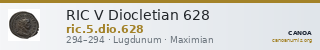 RIC V Diocletian 628 — CANOA
