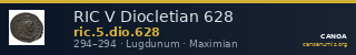 RIC V Diocletian 628 — CANOA