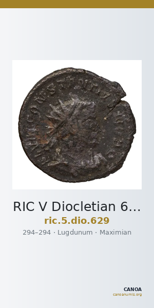 RIC V Diocletian 629 — CANOA