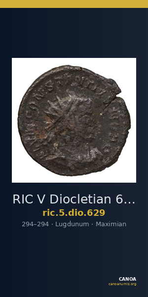 RIC V Diocletian 629 — CANOA