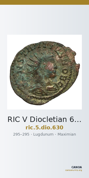 RIC V Diocletian 630 — CANOA
