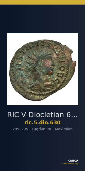 RIC V Diocletian 630 — CANOA