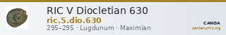 RIC V Diocletian 630 — CANOA