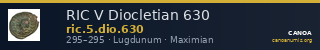 RIC V Diocletian 630 — CANOA