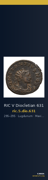 RIC V Diocletian 631 — CANOA