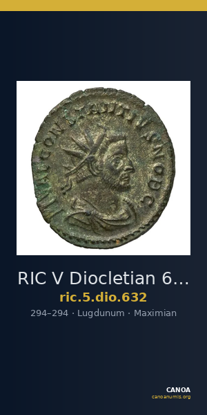 RIC V Diocletian 632 — CANOA