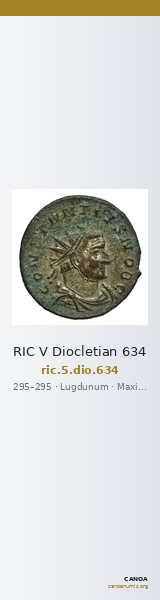 RIC V Diocletian 634 — CANOA