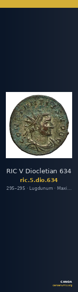 RIC V Diocletian 634 — CANOA
