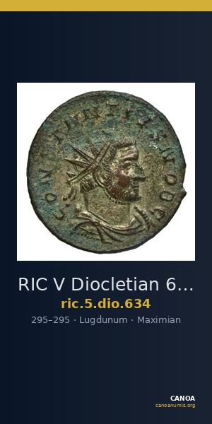 RIC V Diocletian 634 — CANOA