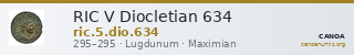 RIC V Diocletian 634 — CANOA