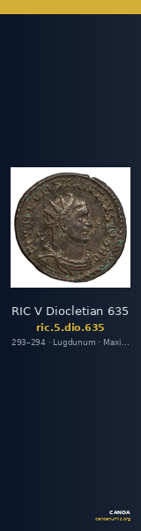 RIC V Diocletian 635 — CANOA