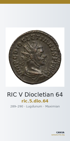 RIC V Diocletian 64 — CANOA