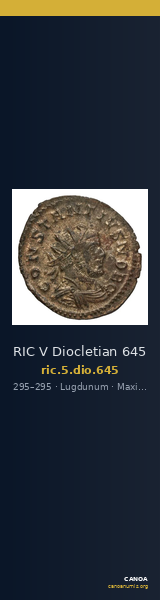 RIC V Diocletian 645 — CANOA