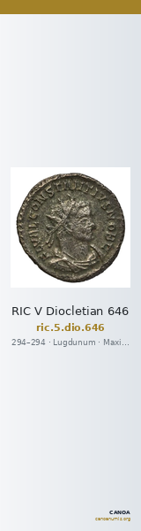 RIC V Diocletian 646 — CANOA