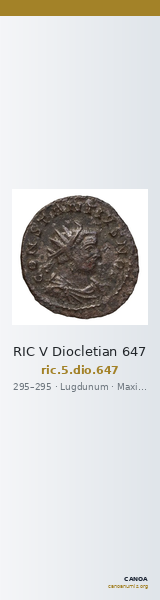 RIC V Diocletian 647 — CANOA