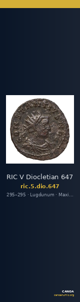 RIC V Diocletian 647 — CANOA