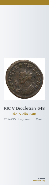 RIC V Diocletian 648 — CANOA