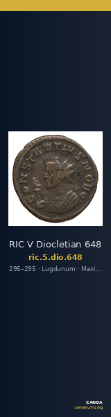 RIC V Diocletian 648 — CANOA