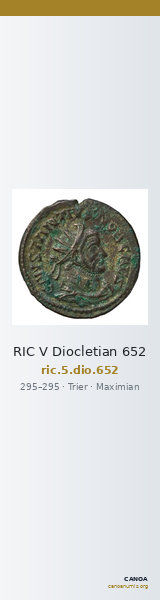 RIC V Diocletian 652 — CANOA