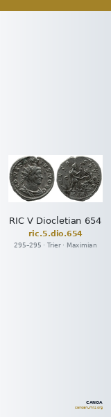 RIC V Diocletian 654 — CANOA