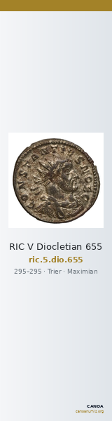 RIC V Diocletian 655 — CANOA