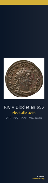 RIC V Diocletian 656 — CANOA