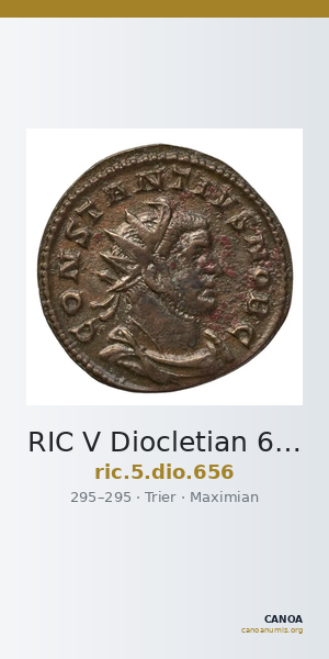 RIC V Diocletian 656 — CANOA